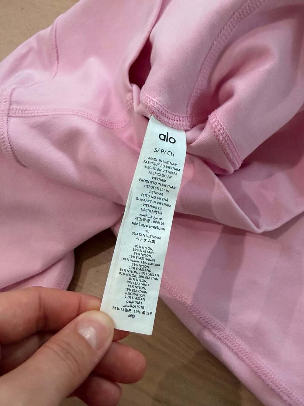 Alo Yoga High-Waist Leggings Pink Size S - Picture 5 of 12